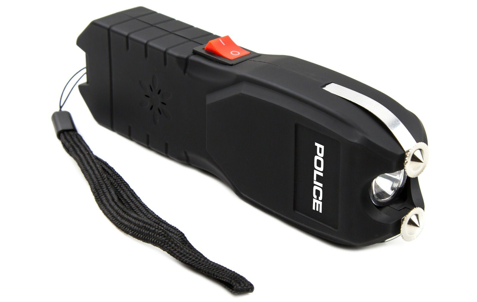 POLICE Stun Gun 2101 Max Volt Rechargeable with LED Flashlight & Siren Alarm