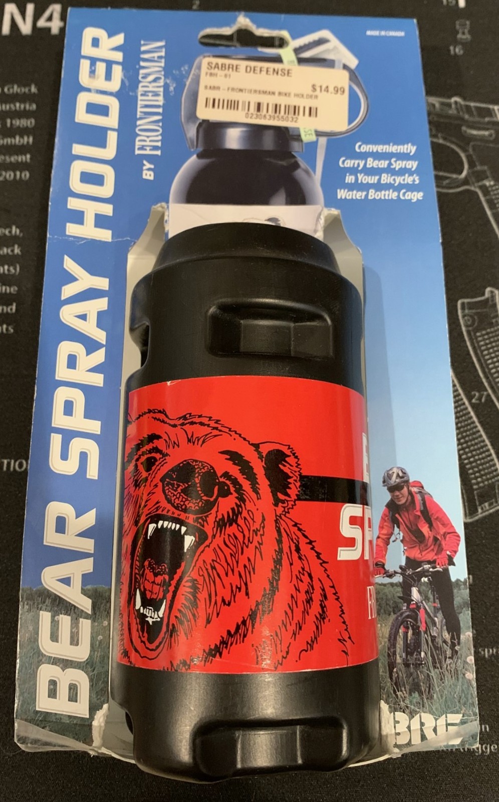 Sabre Frontiersman Bike Holster For Bear Spray – FBH-01