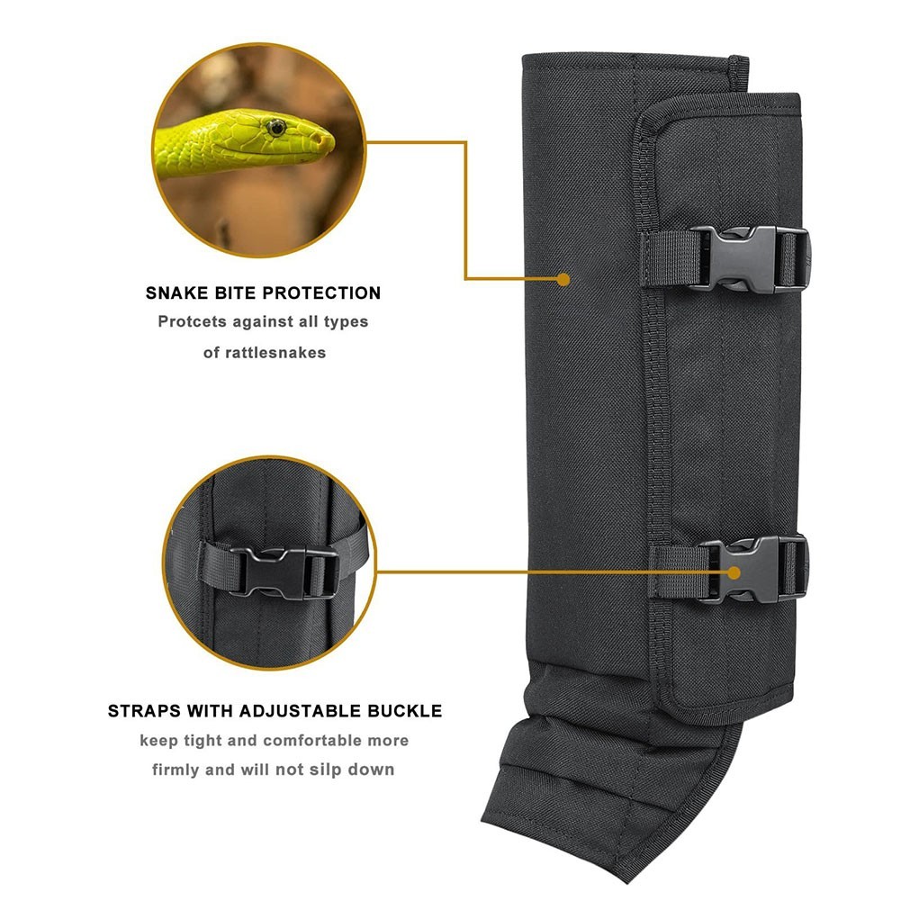 For Hiking Gaiters Guards with Adjustable Straps for Secure Fit Outdoors