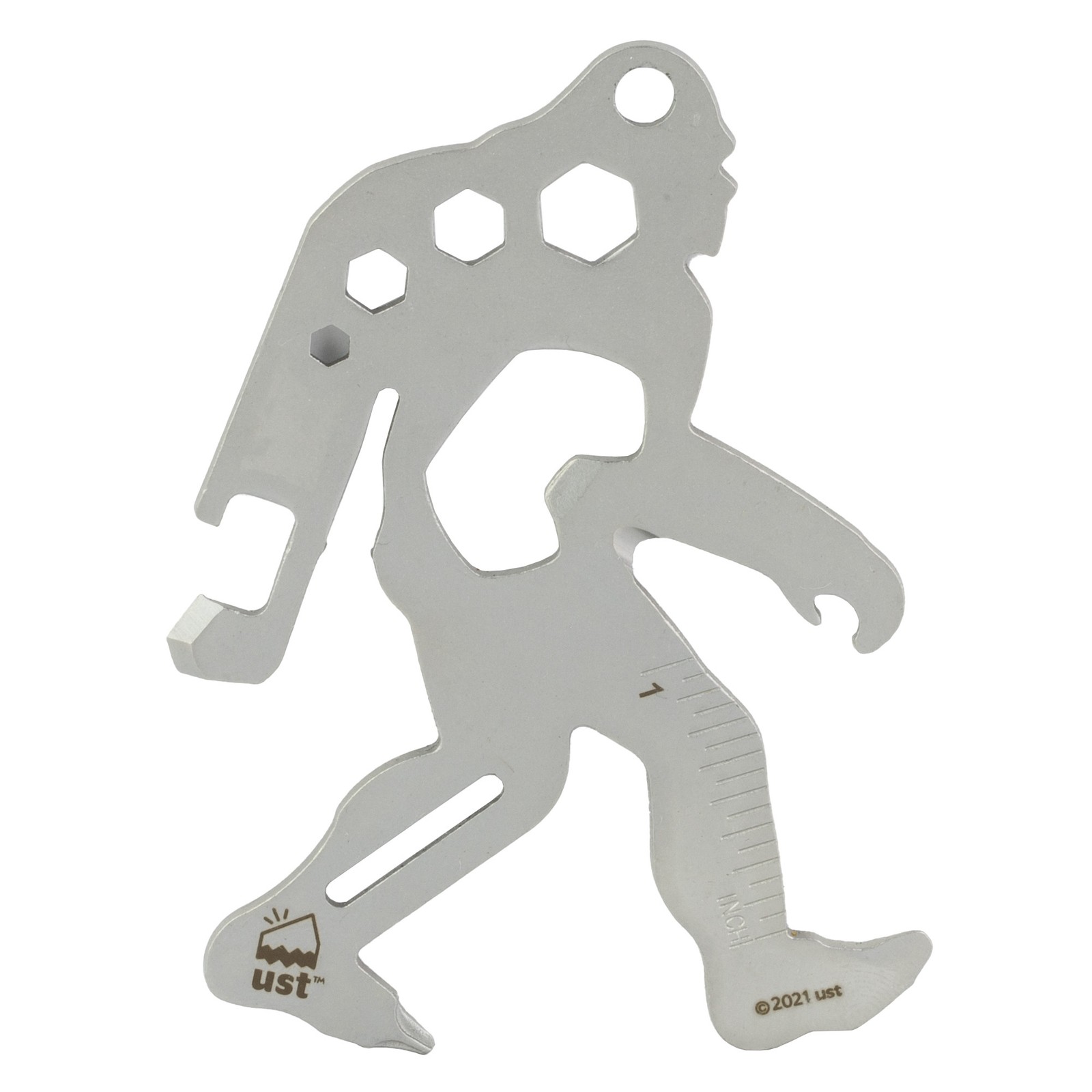 UST Sasquatch Tool Multi-Tool Hex Wrench Can Opener 3.6″ Stainless Steel Silver