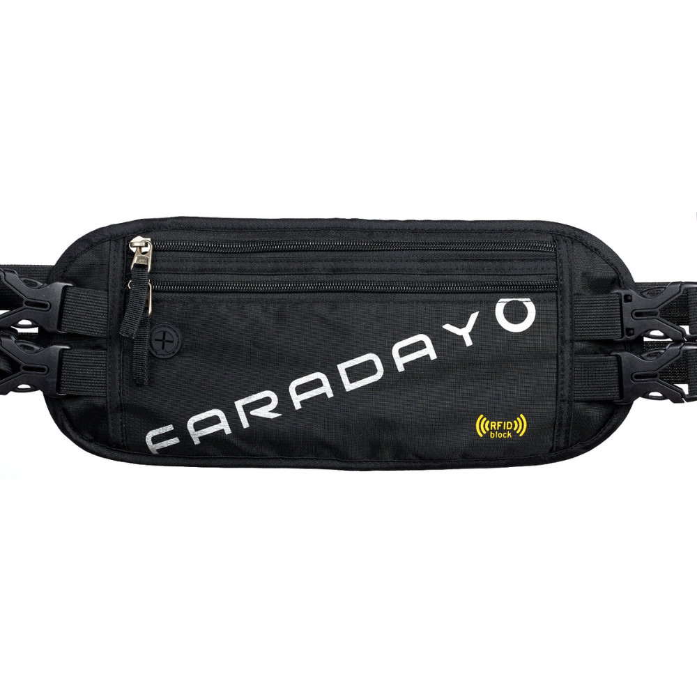 Faraday Waist Pack RFID Belt Signal Blocking Dual Adjustable Bag