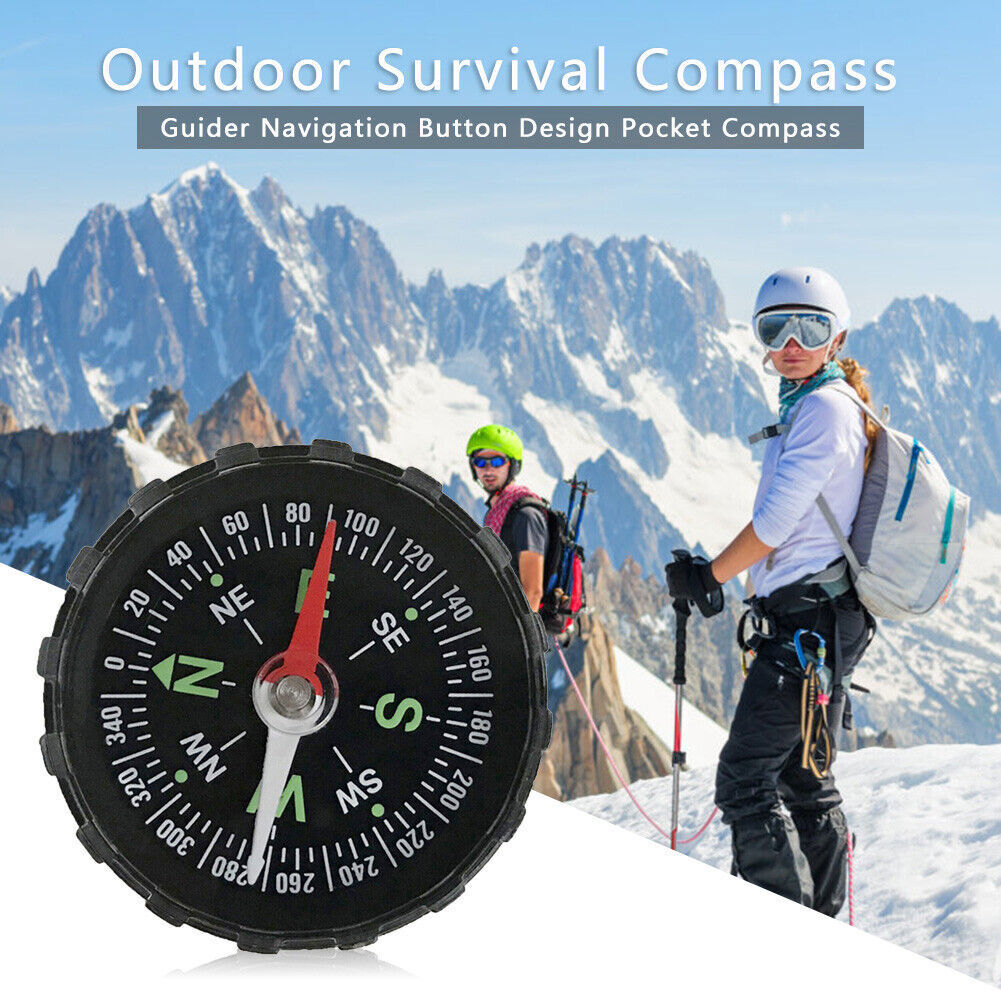 1x Precise Compass Pocket Outdoor Camping Hiking Tool Guider Survival Navigation