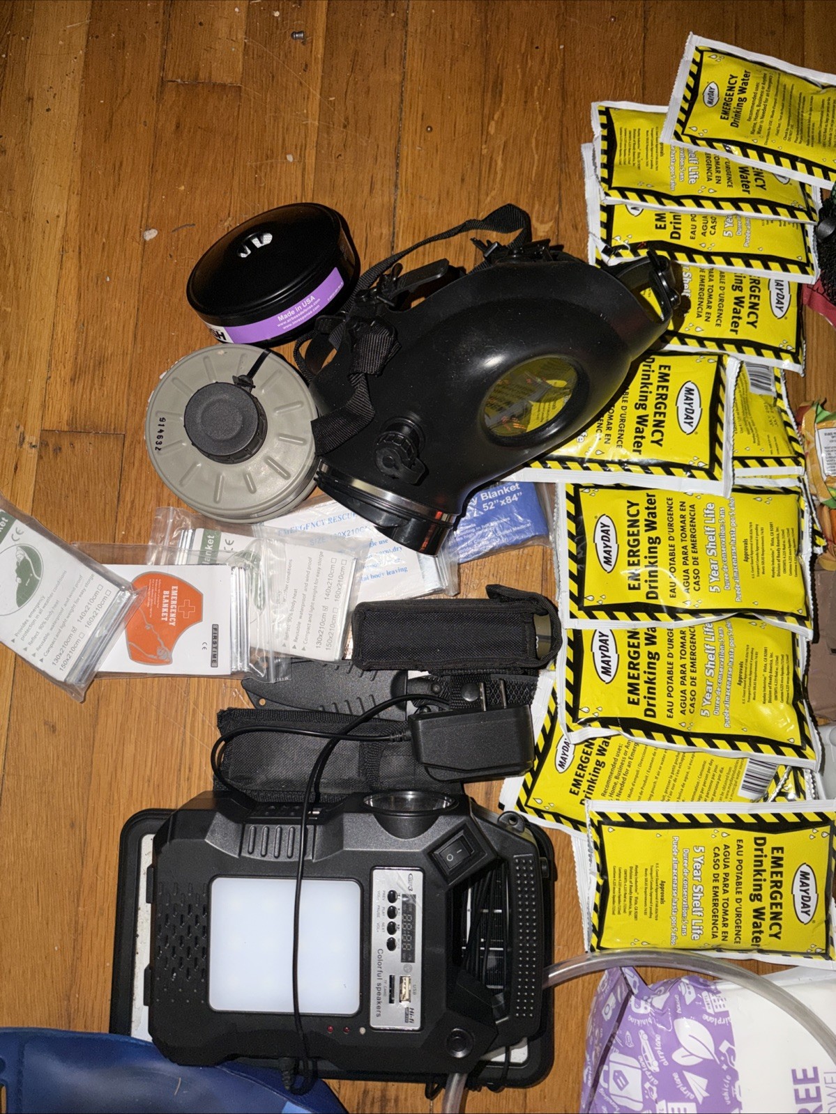 Outdoor Emergency and Survival Gear Kit