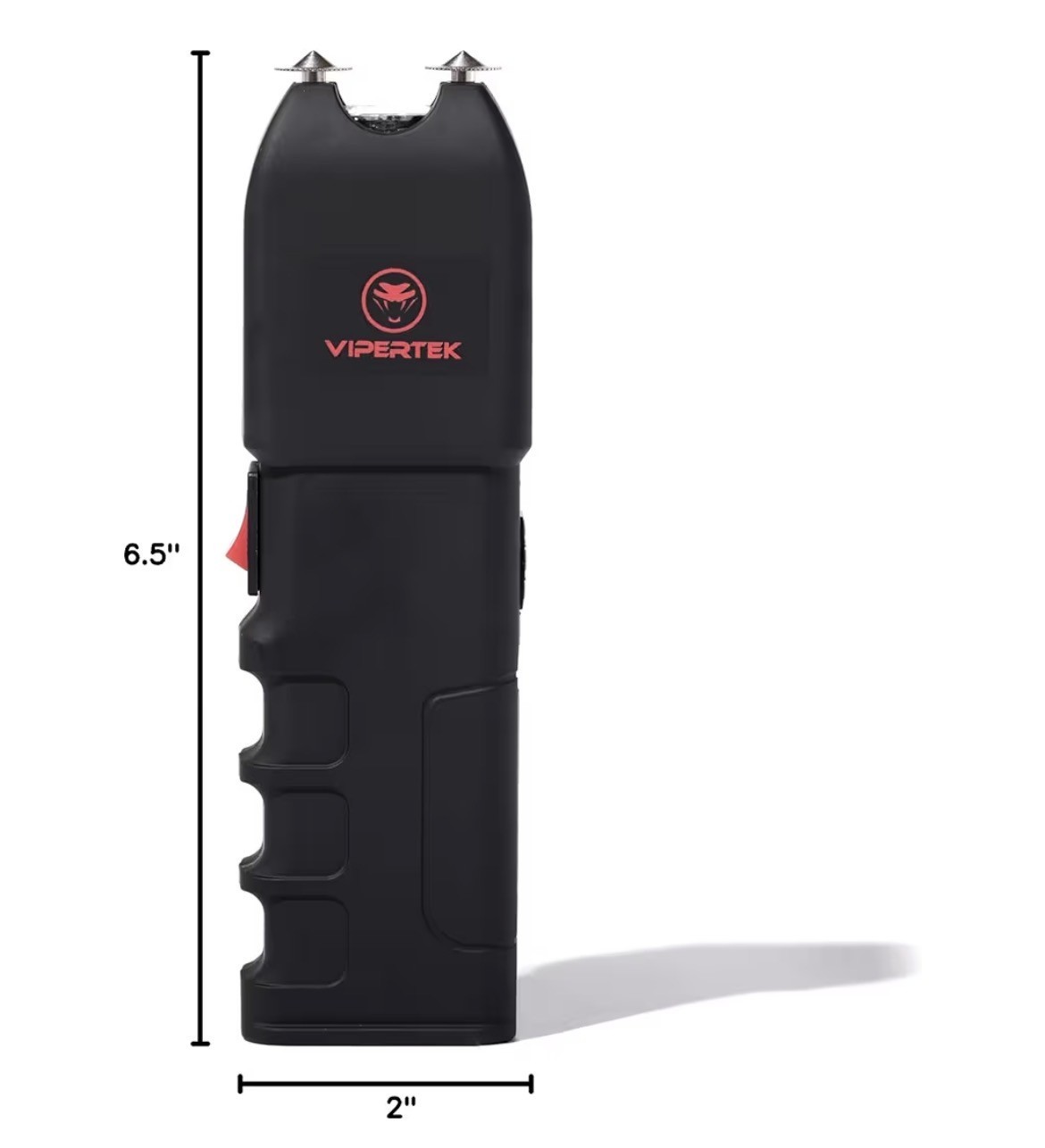 Genuine VIPERTEK Stun Gun Rechargeable 700 BV Bright LED Light w/ Pepper Spray