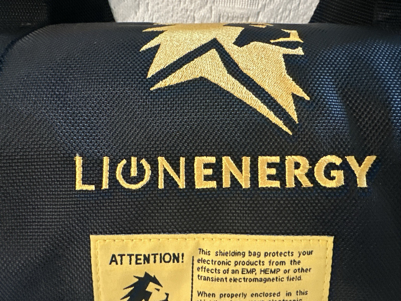 LION ENERGY MIL-SPEC 461-F R5-105 EMP SHIELDING BAG FOR ELECTRONICS – BRAND NEW!