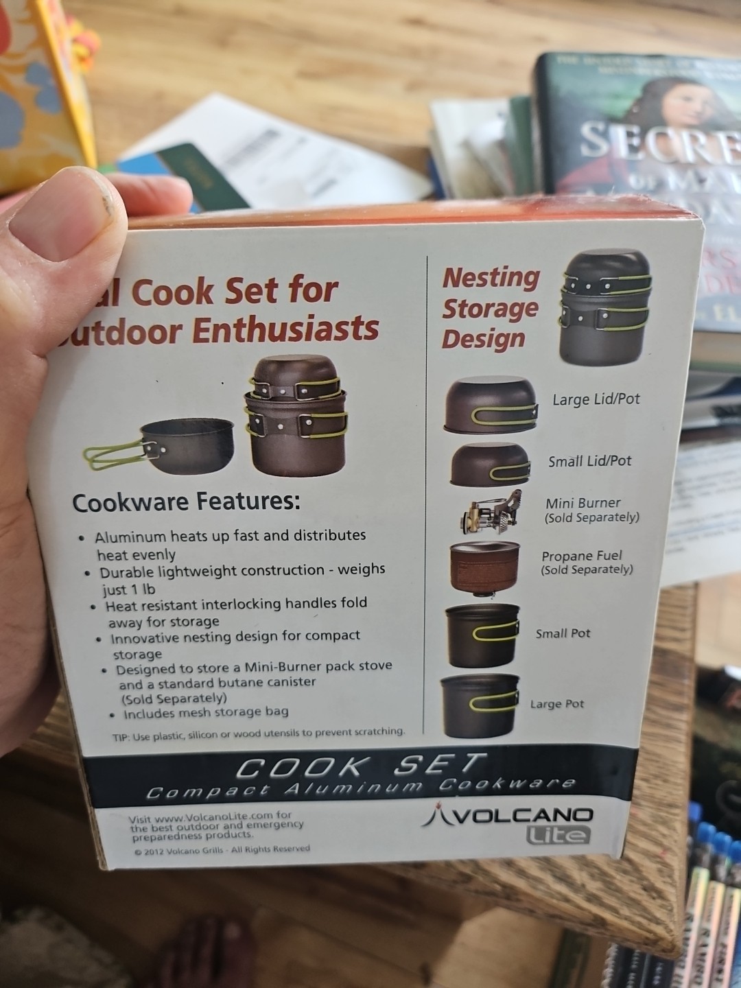 Volcano Lite Cook Set: Compact Aluminun Cookware