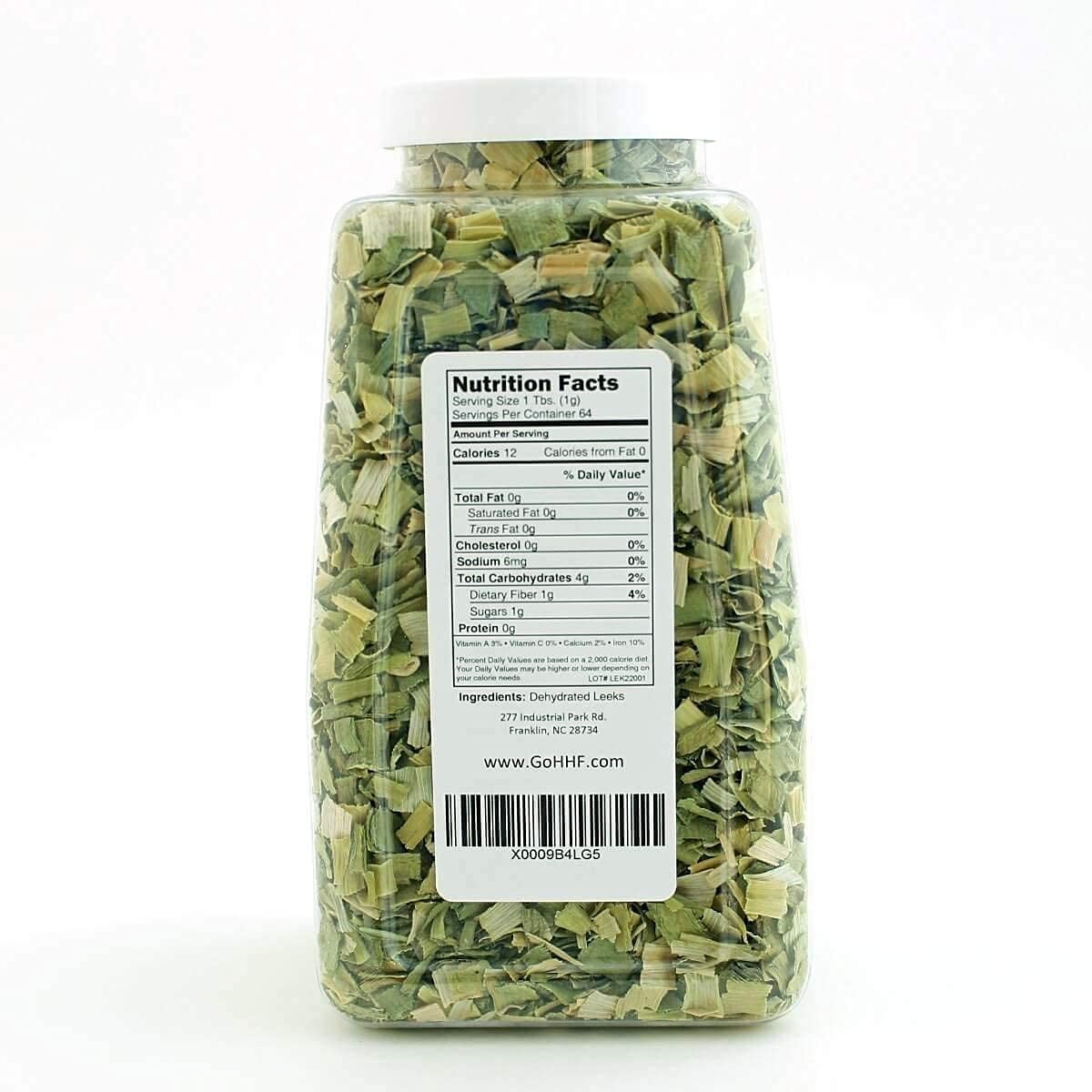 Harmony House Foods Dehydrated Leek Flakes – Air Dried 3 Ounce (Pack of 1)