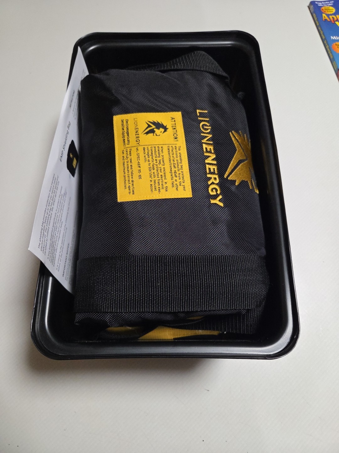 LION ENERGY EMP Faraday Military MILSPEC Electronics Shielding Bag & Storage Box