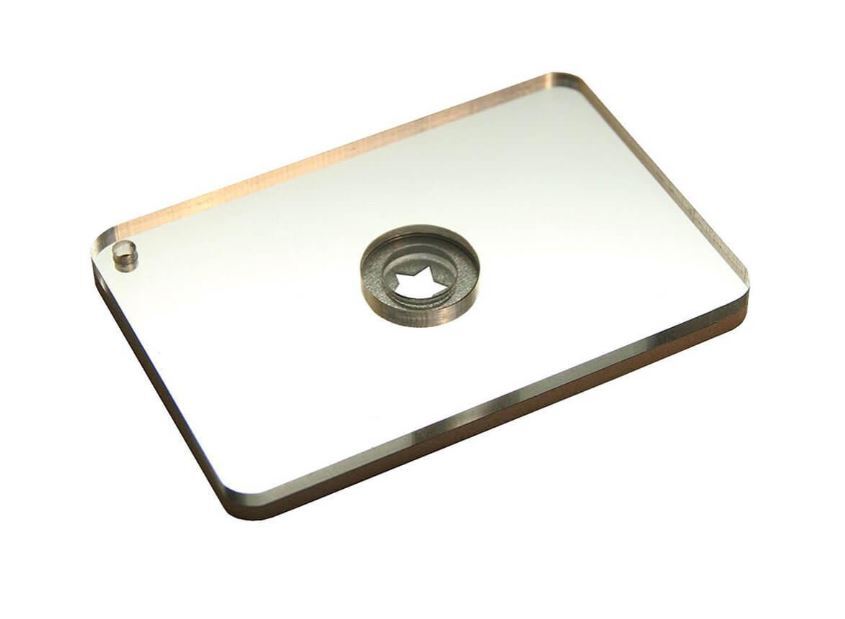 UST Star Flash Signal Mirror Lightweight Unbreakable Precision Overcast Moon