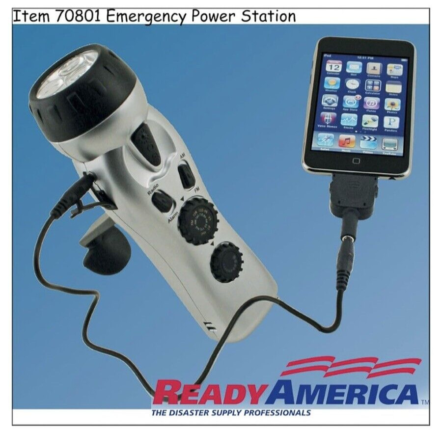 Ready America 70801 Emergency Power Station, 4 Function NEW!!