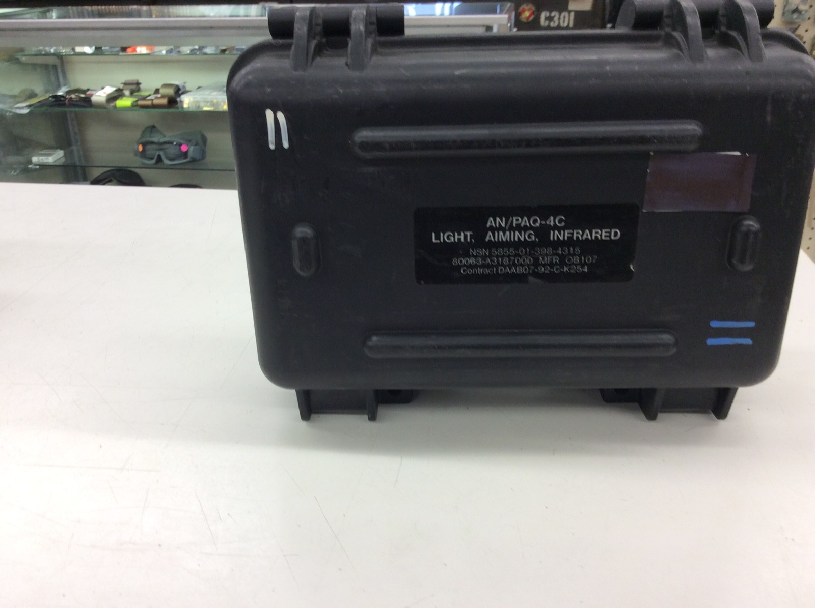 AN/PAQ-4C Aiming Light Infrared hard case