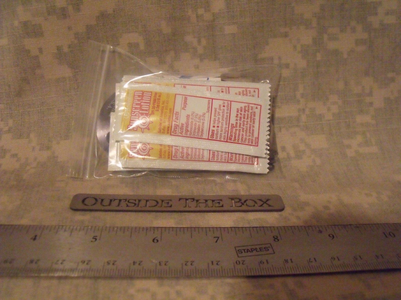 Emergency/Survival: Sun Protection Kit – Sunglasses, Sunscreen, Burn Gel EDC UV