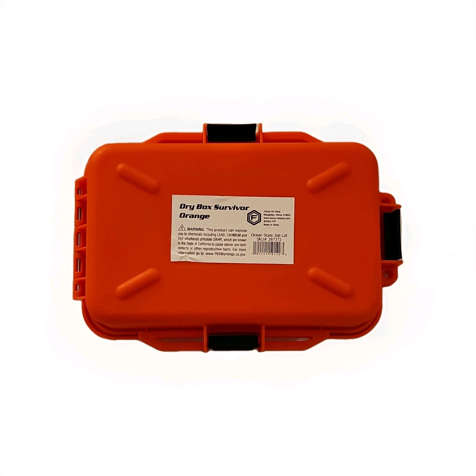 Ridgeline Survivor Orange Waterproof Portable Dry Box Plastic Case