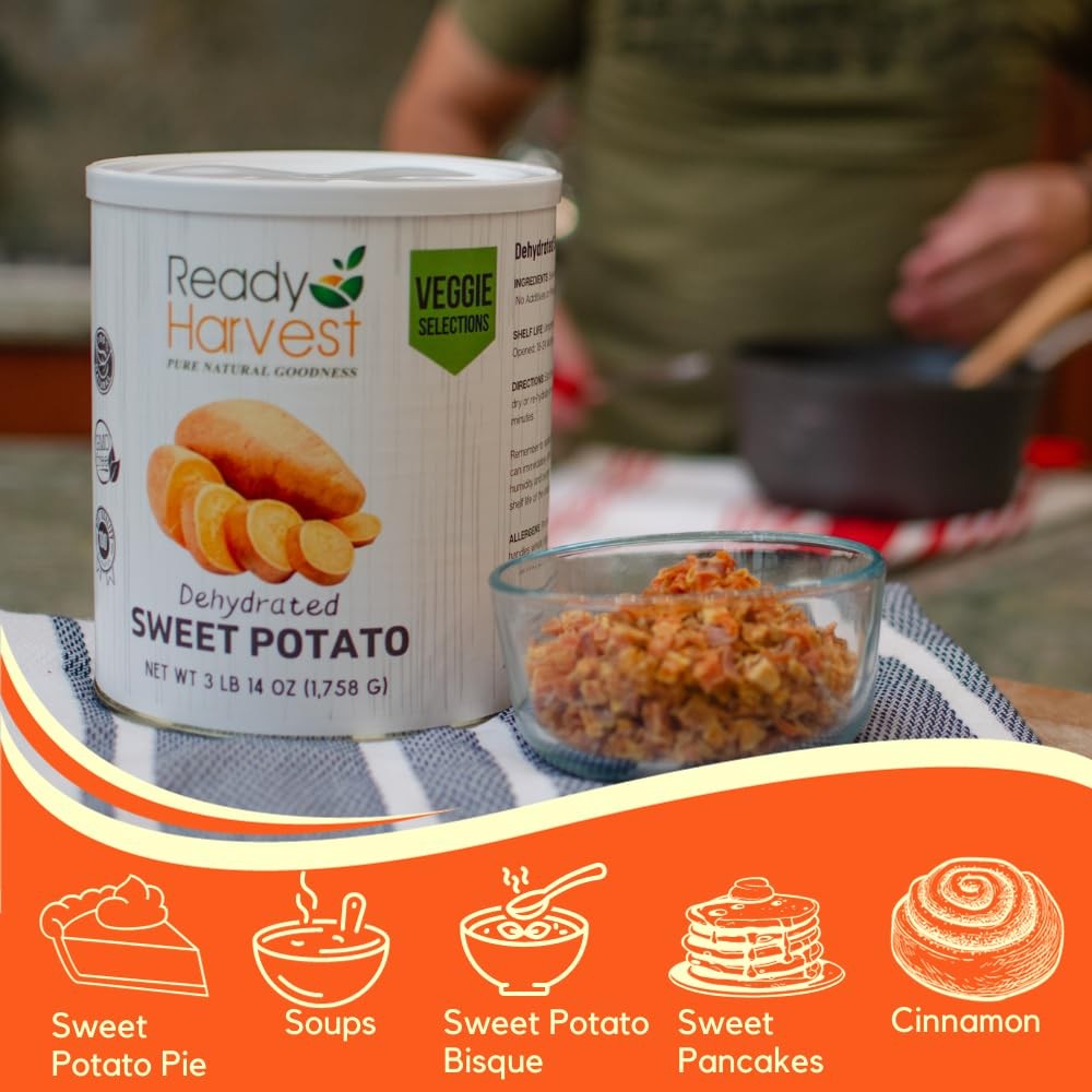 Ready Harvest Dehydrated Food – Sweet Potatoes | Emergency | 1 CAN