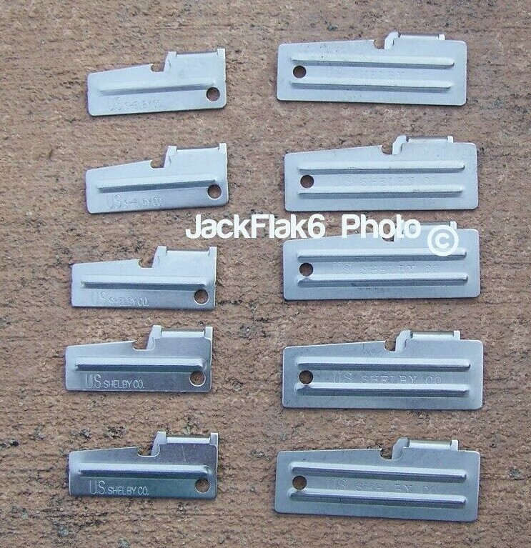 P38 & P51 Can Opener 10 Pack Shelby Co USA for Scouts Camping Hiking Survival US