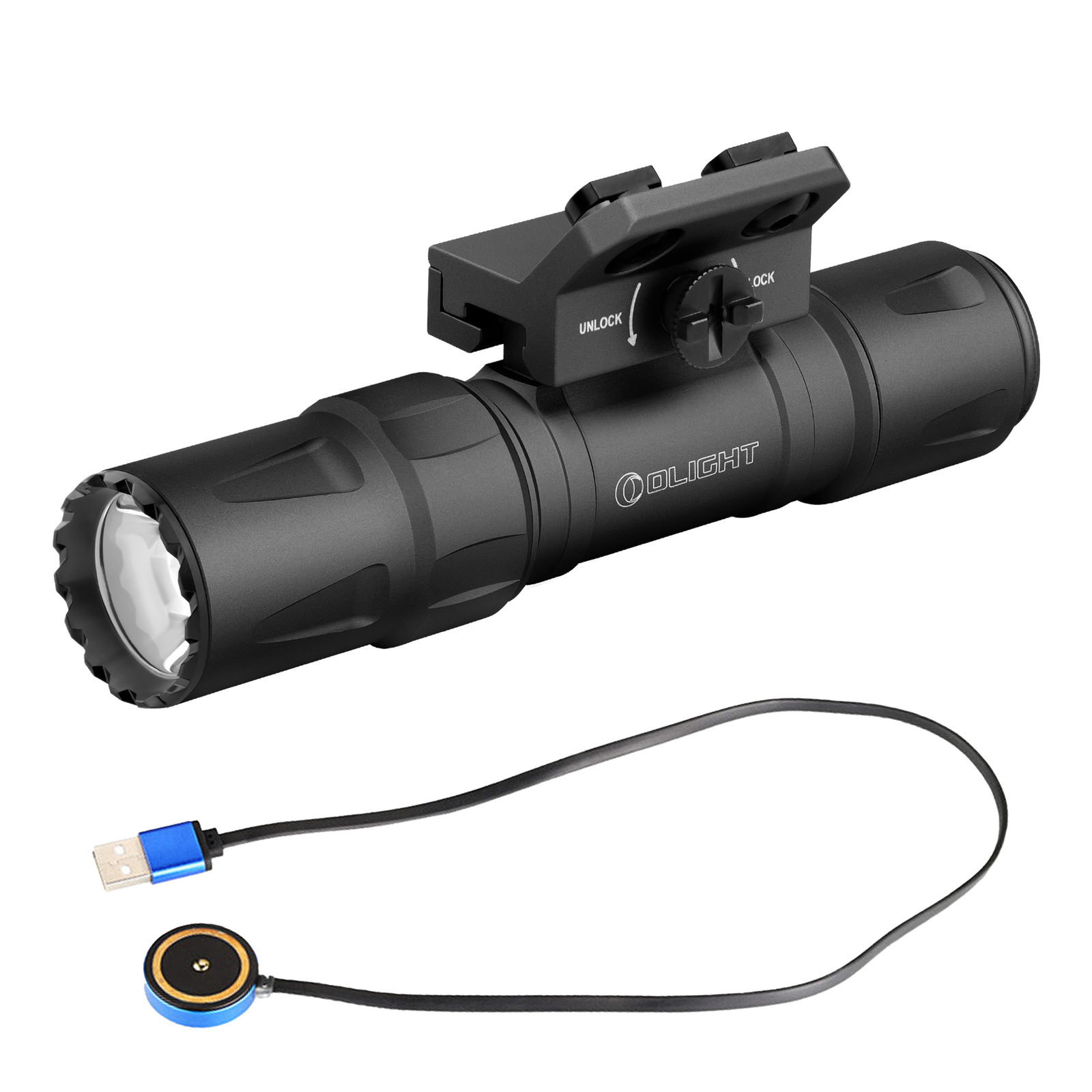 Olight Odin S 1500 Lumen Rechargeable Rail Mount Flashlight (MLOK)