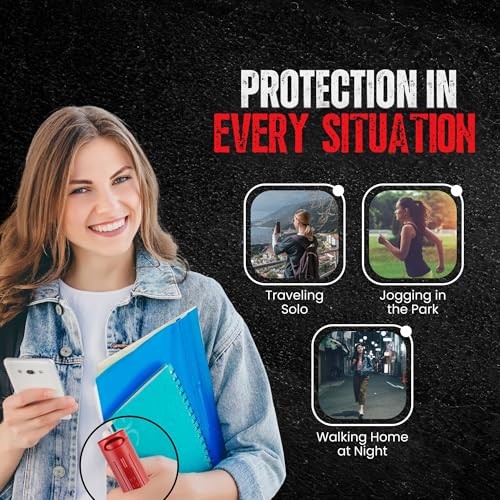 Keychain Pepper Spray Flip Top Safety 1 Pack 1/2oz – Maximum Heat Strength Red