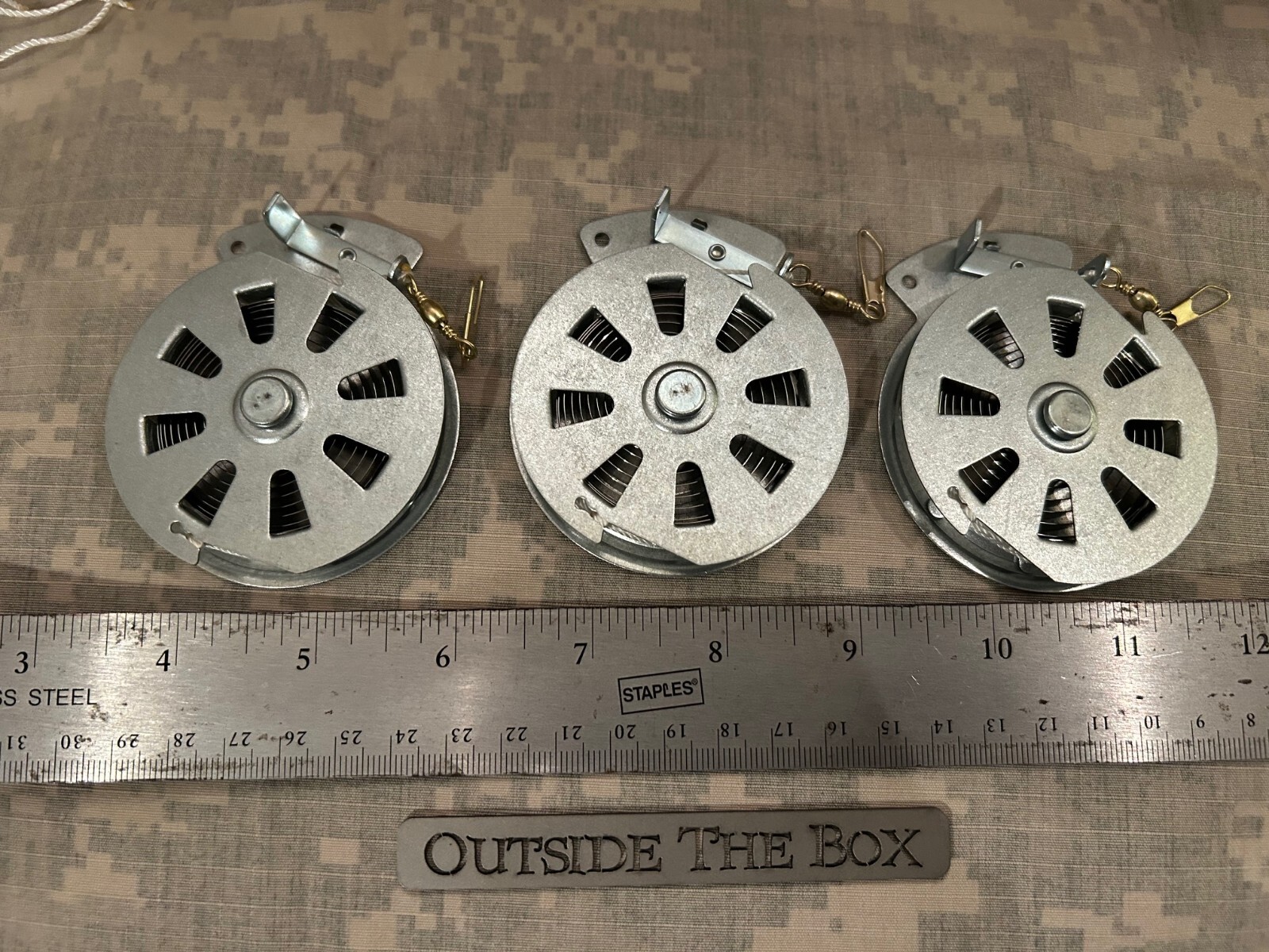Emergency/Survival: LOT of (3) Mechanical Fisher’s “Yo Yo” Fishing Reels USA