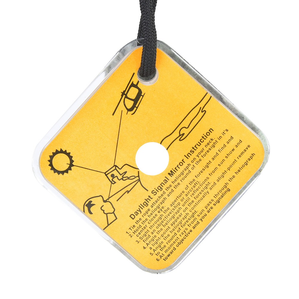 Signal Mirror Outdoor Signal Mirror Survival Reflector Signal Mirror Safety With