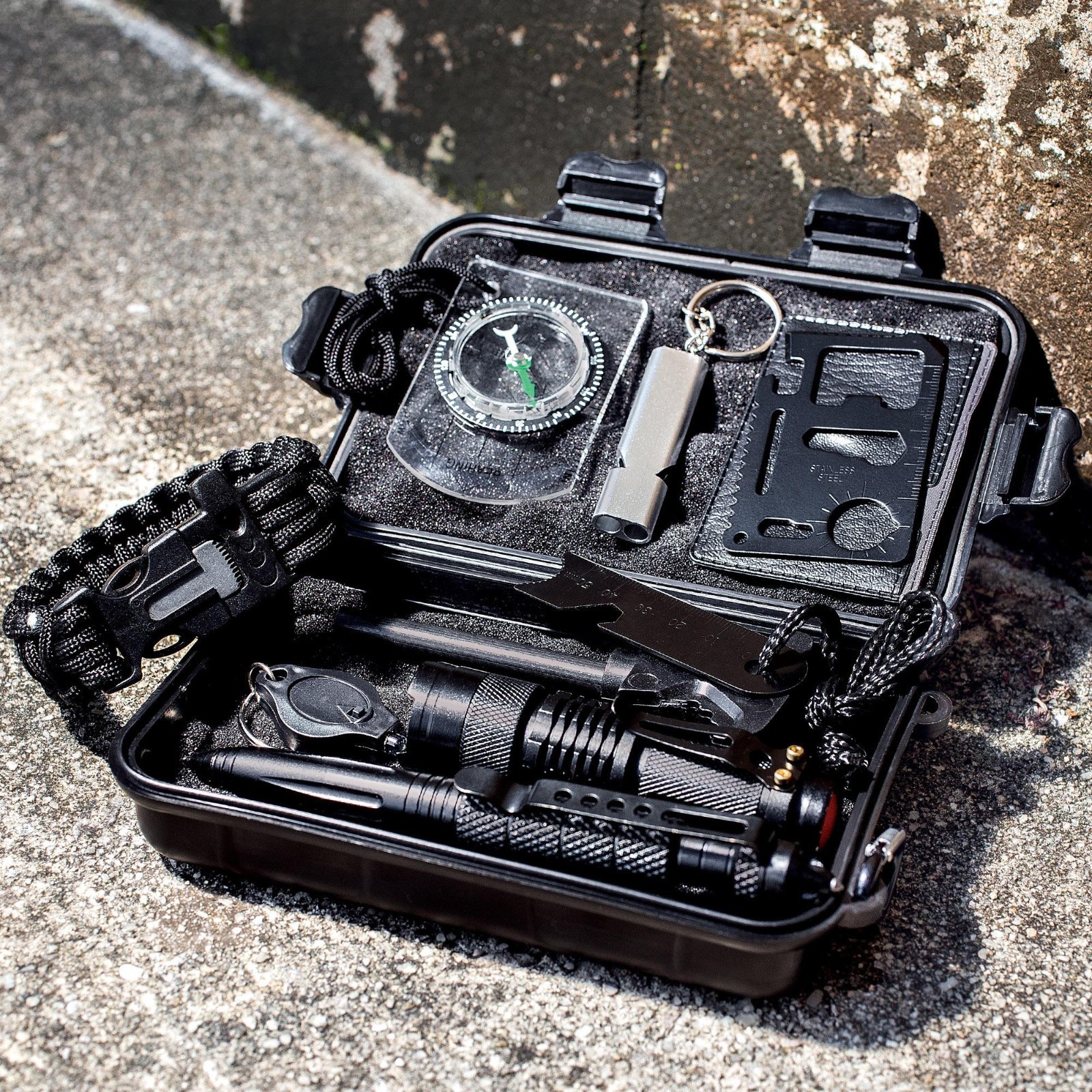 M48 Survival Tool Box Waterproof TPU Case Outdoor Emergency Kit SOS