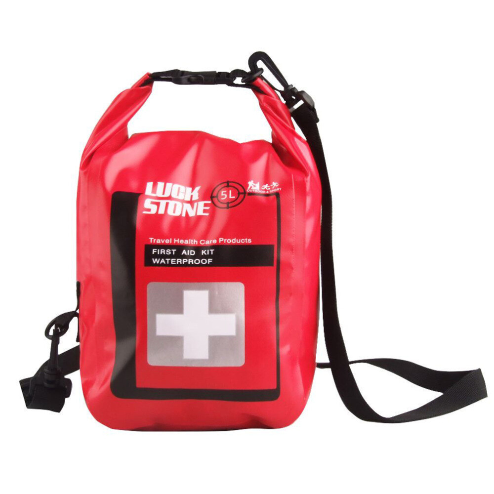 5L Waterproof First Aid Bag Emergency Kits Empty Travel Dry Bag Rafting Camping