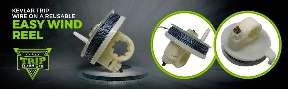 1/2 Pcs Trip Wire Alarm Device 12 Gauge Camping Security Perimeter Trip Alarm Ca