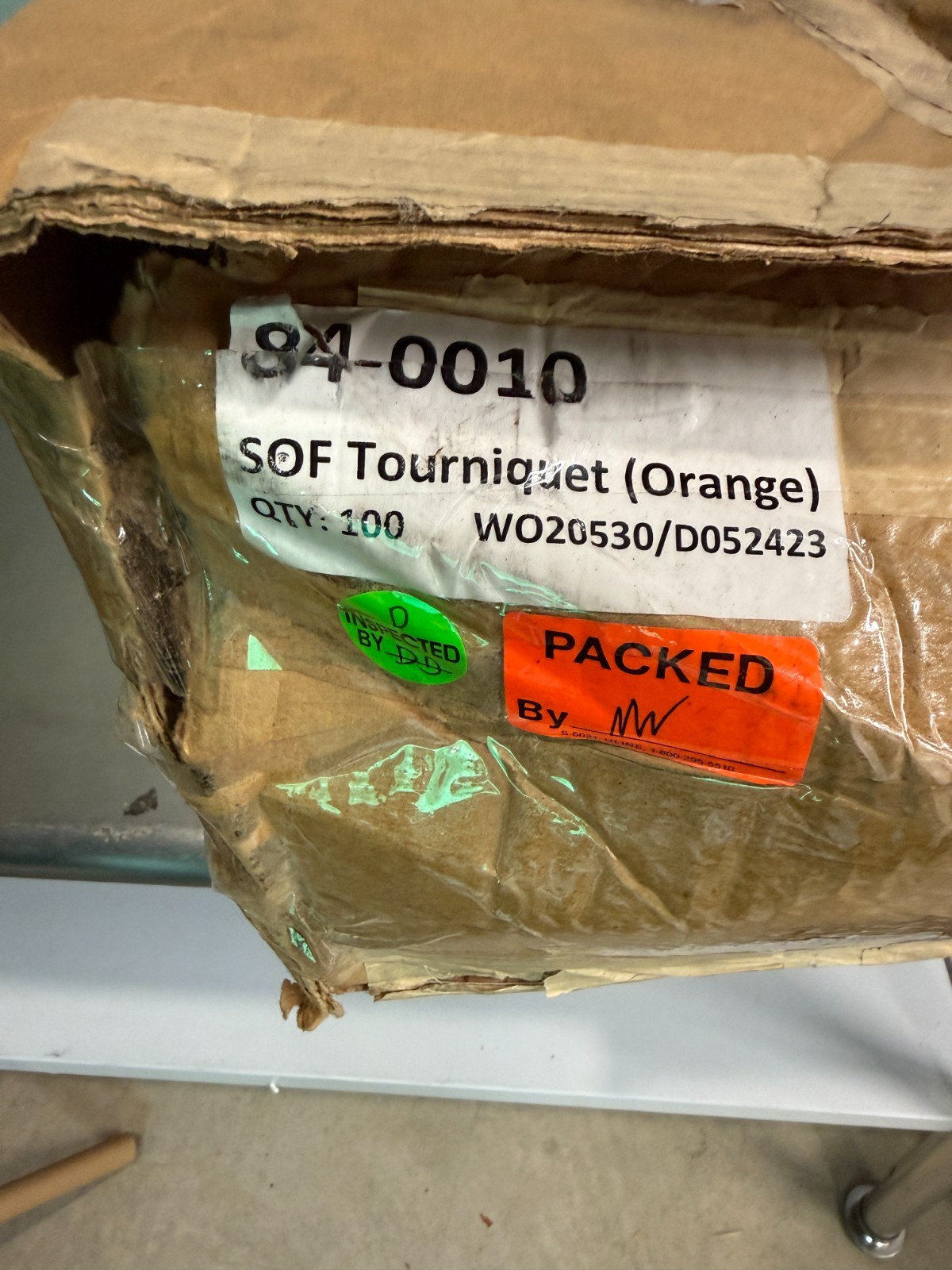 TacMed Solutions SOF® Tourniquet Rescue Orange (SOF-T) New Sealed