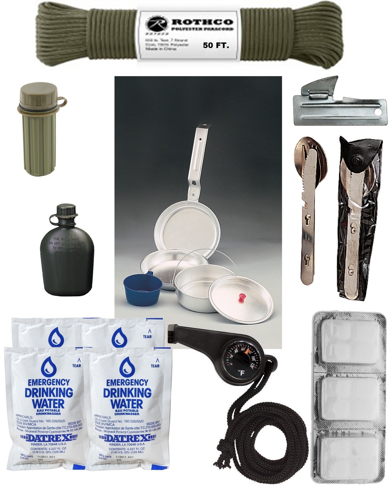 Basic Camping Kit & Emergency Preparedness Gear – Camping Survival Disaster