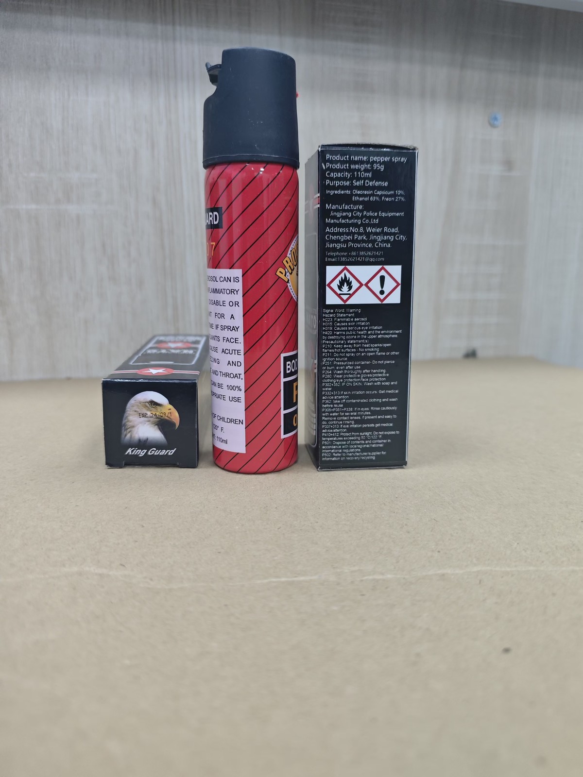 4 Pack Personal Safety Spray Self Defense Portable Red Security Canisters