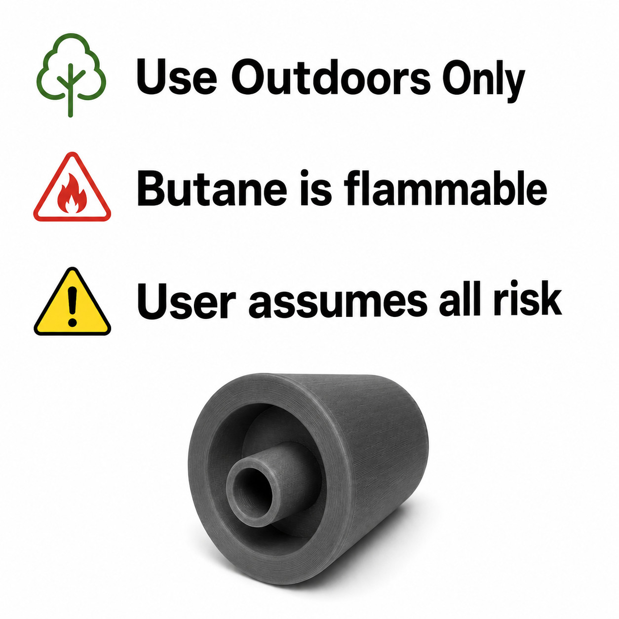2 Pack Thermacell Butane Refill Adapter Tool – 3D Printed Filler Nozzle Mosquito