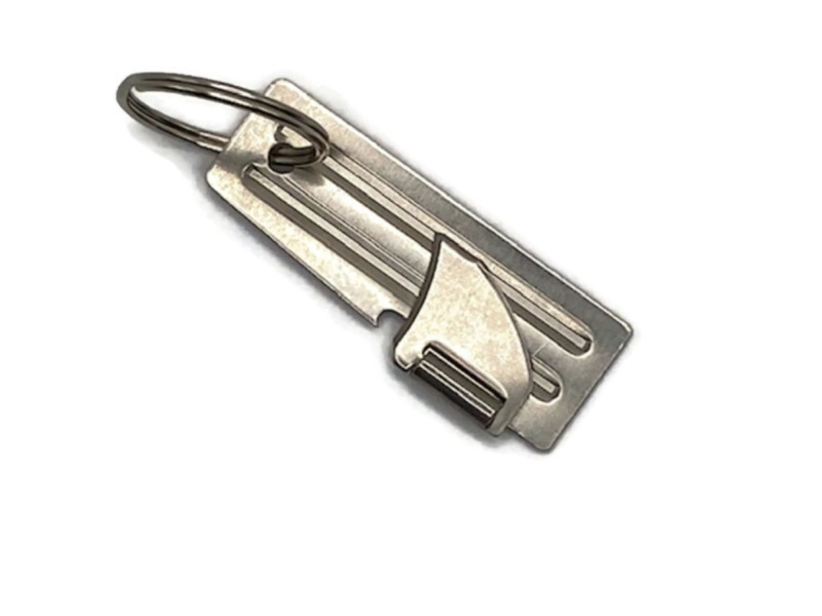 US Military Issue P38 & P51 Can Openers With 4½” Key Chain Or 1″ Key Ring