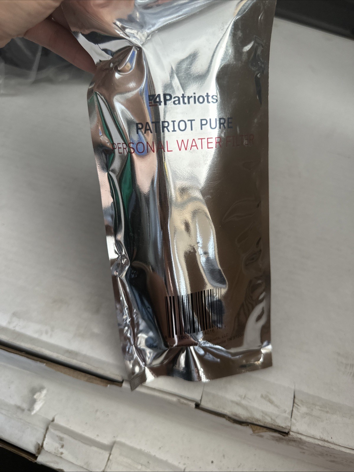 Patriot Pure Personal Water Filter New In Package Patriots Health Alliance