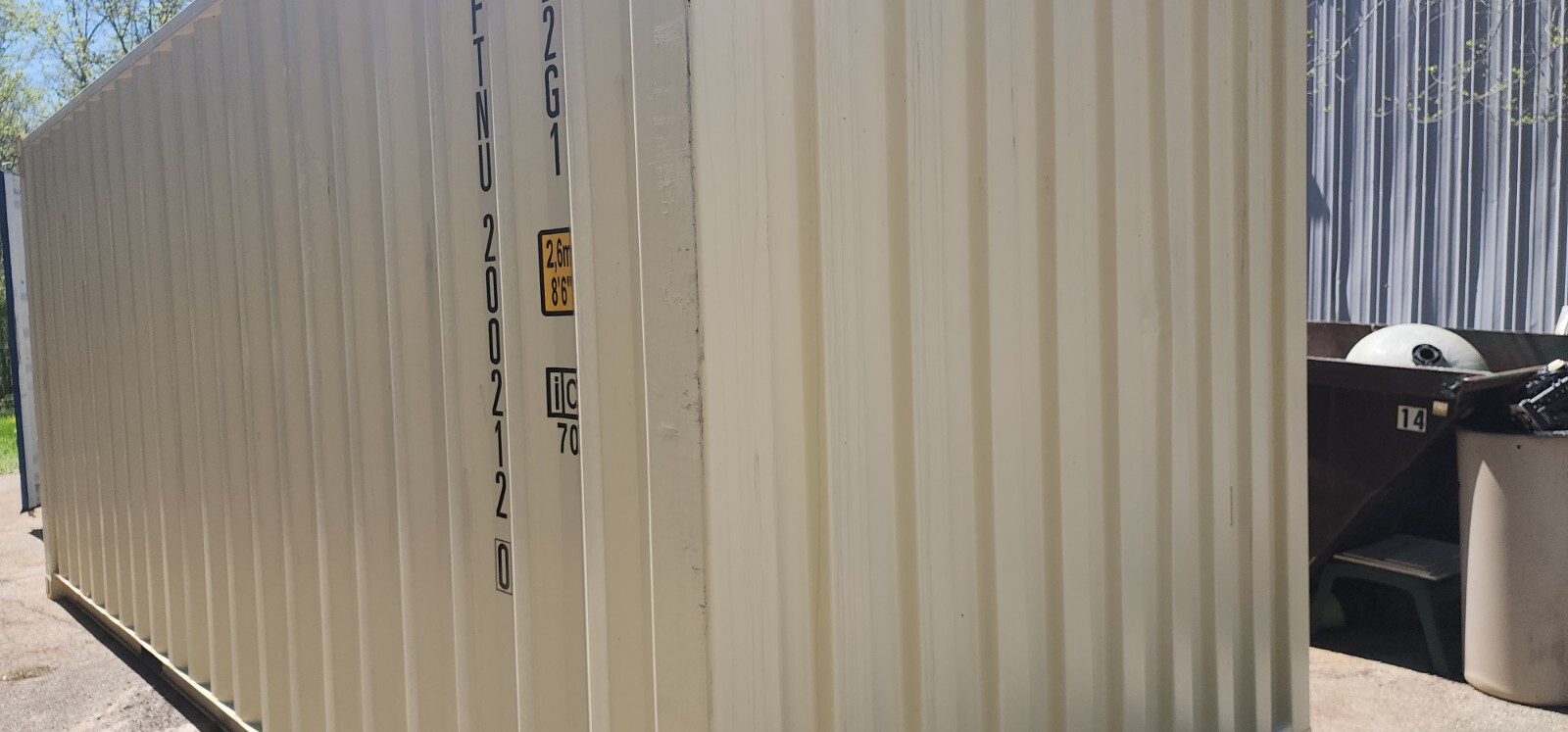 20′ Faraday Cage Shipping Container EMP Storage for Car Generator ATV Tools HDDs
