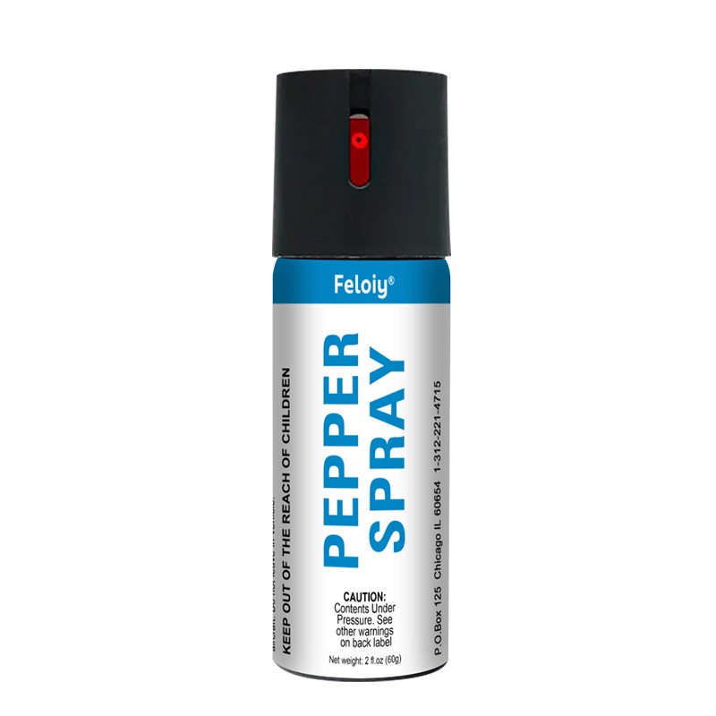 1/3/5 Pack Feloiy Pepper Spray 2oz, Inert Water-Based Formula, 16-Foot Range