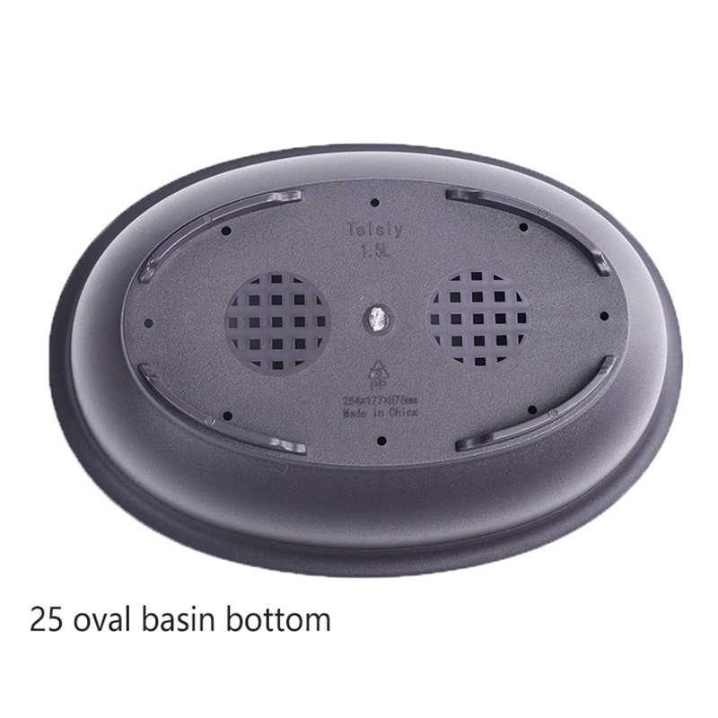 Flowerpots Plastic Imitation Purple Clay Plants Pots Garden Bonsai Pot Trays