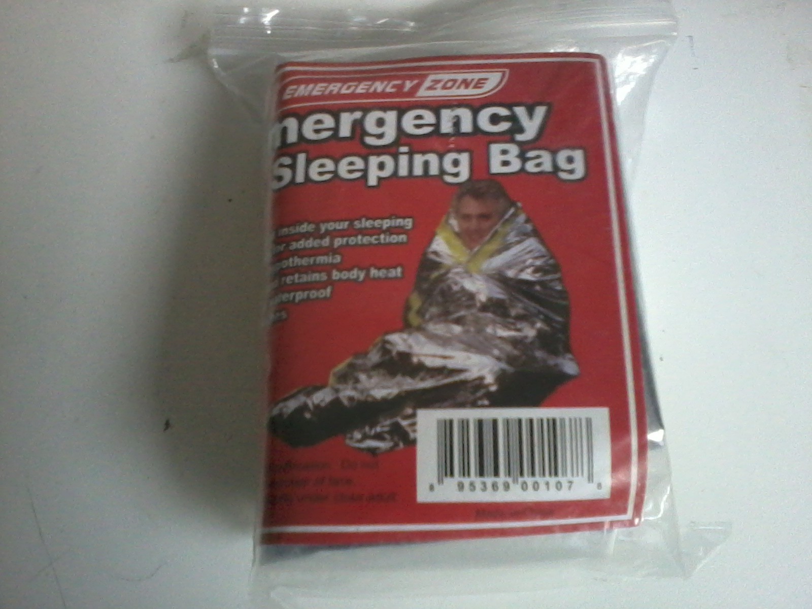 Emergency Sleeping Bag Blanket-Camping Outdoor Survival 84″x36″