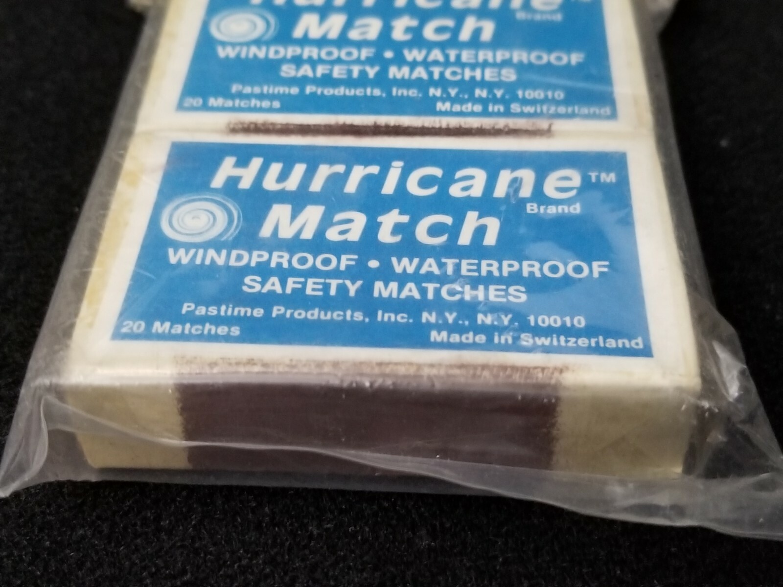 Hurricane Match Stansport Safety Matches Windproof Waterproof #349-P 20/ Box NOS