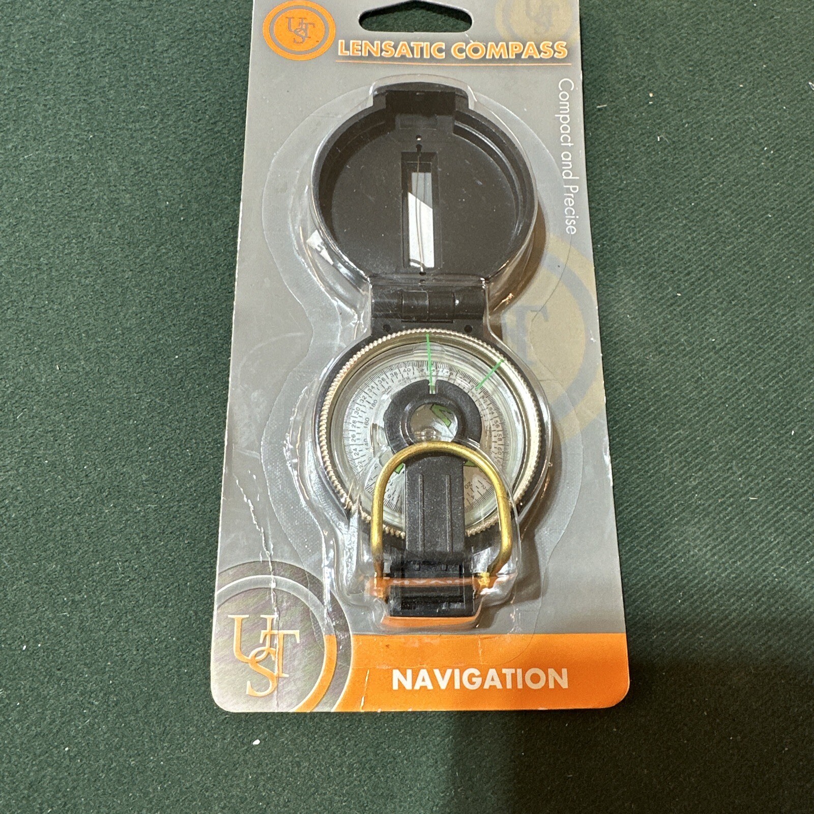 UST Lensatic Compass Ultimate Survival Navigation Tool Compact Precise
