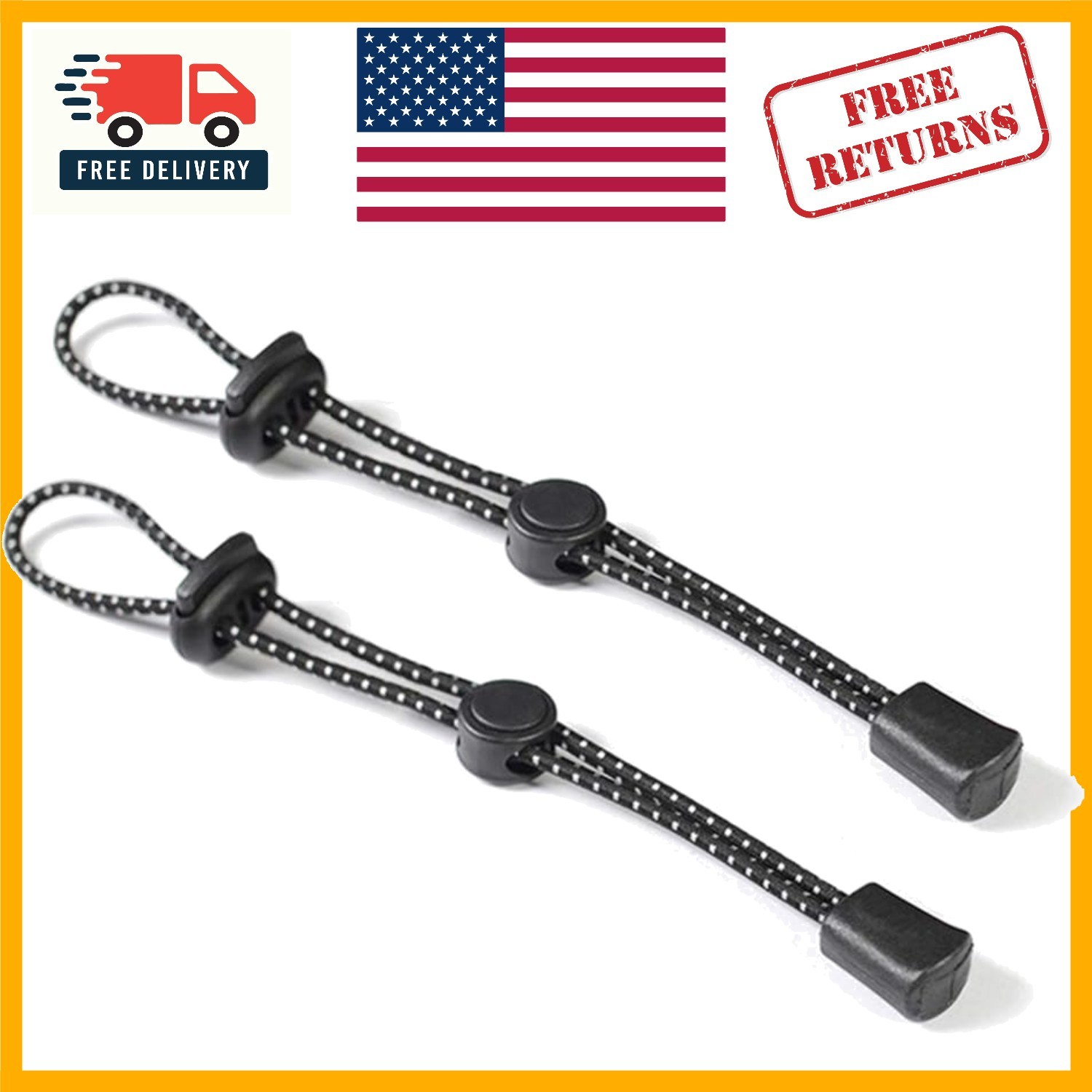 2Pcs Adjustable Black Hiking Pole Holder – Secure Carrying Solution for Outdoors