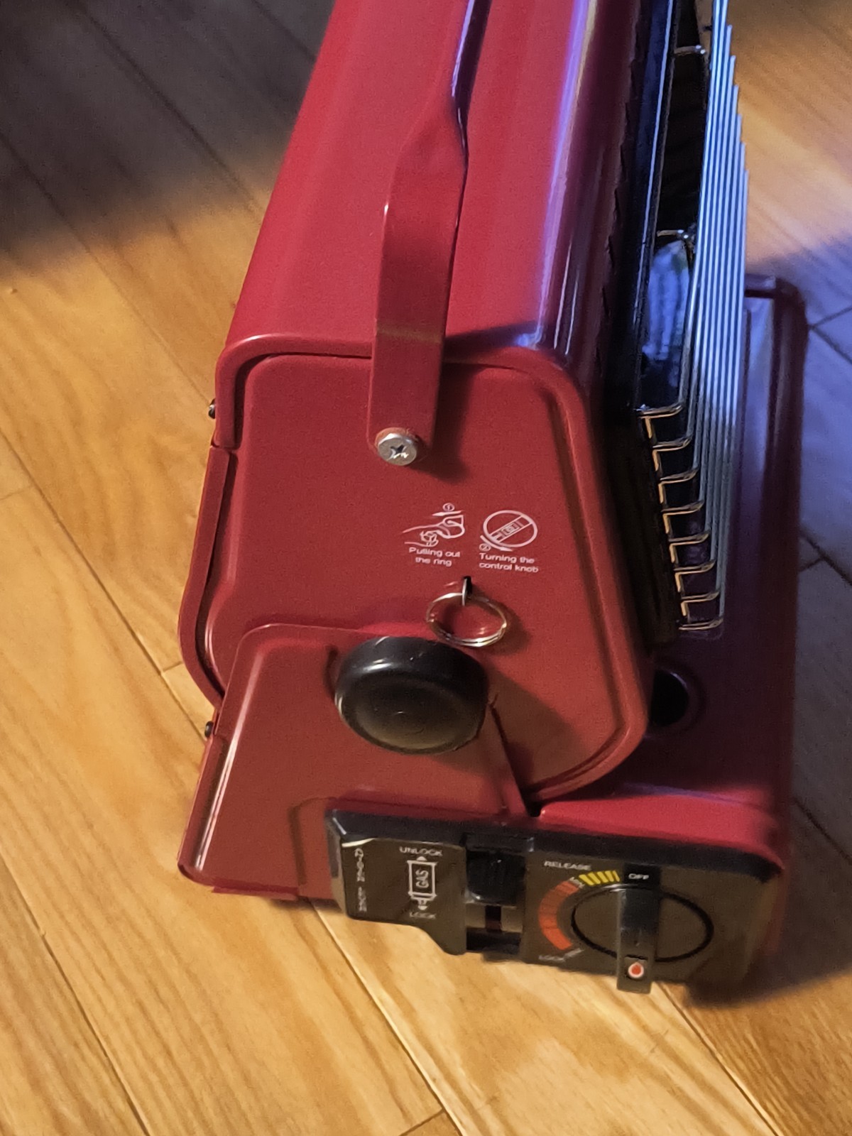 Out Door Portable Butane Heater 2,500-6,000 BTU Heat Source Survival Tools NOS