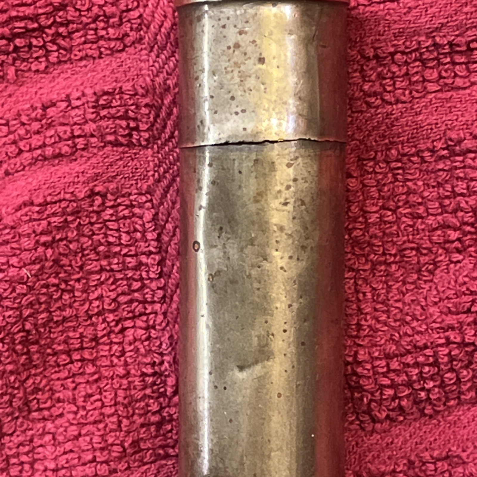 Rare Sears Roebuck 12 gauge Match Stick Holder Hunting Hiking Camping (745)