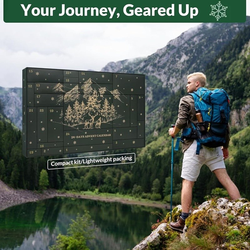 Survival Advent Calendar Outdoor Gear Emergency Tools Adventure Kit New