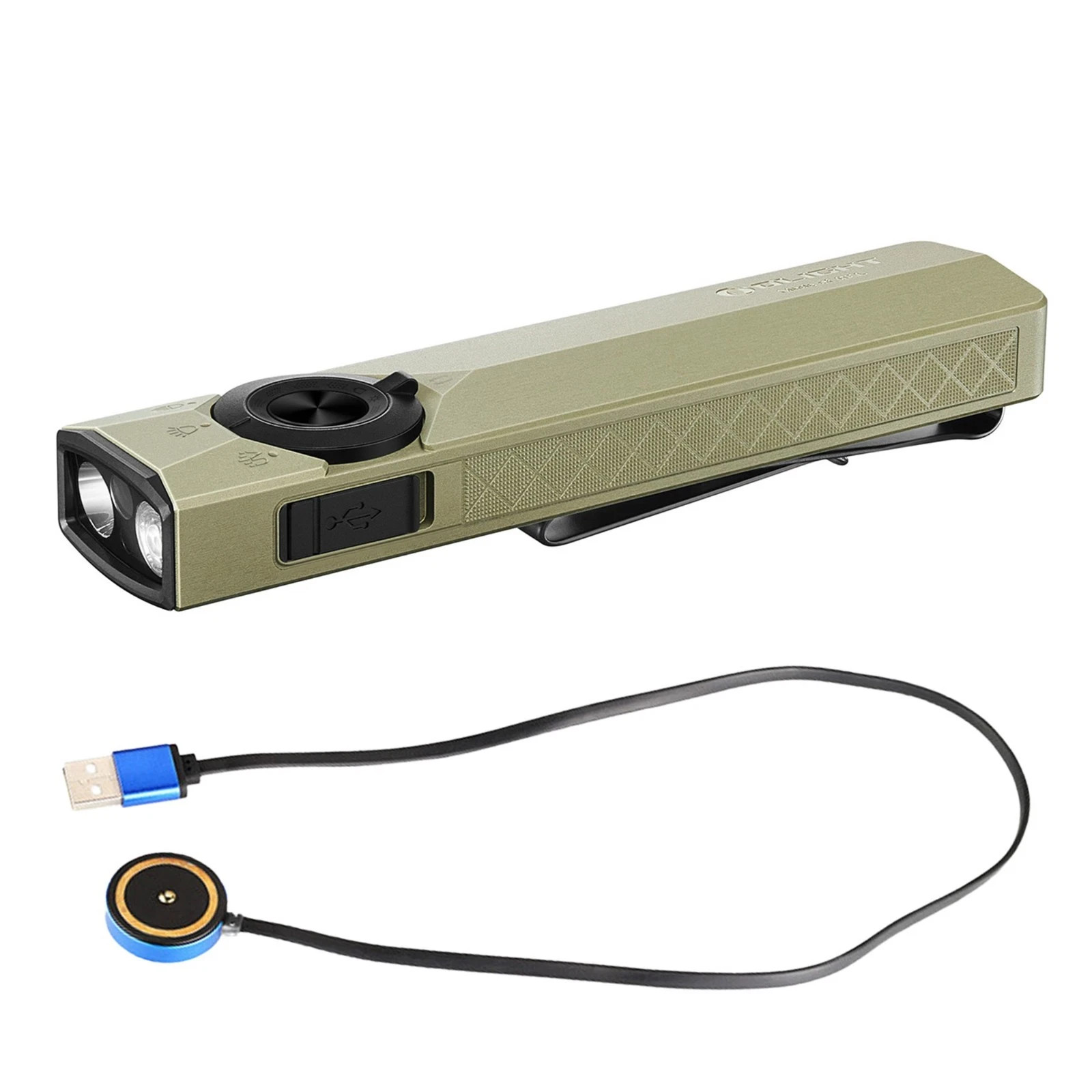 Olight ArkPro Ultra 1700 Lumen EDC Flashlight with UV Light & Green Laser