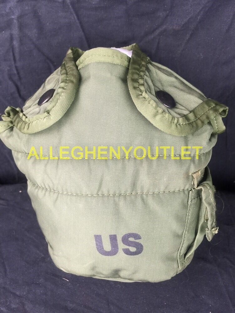 US Military Army 1 QT CANTEEN COVER 1 Quart Pouch w Alice Clips OD NYLON EXC