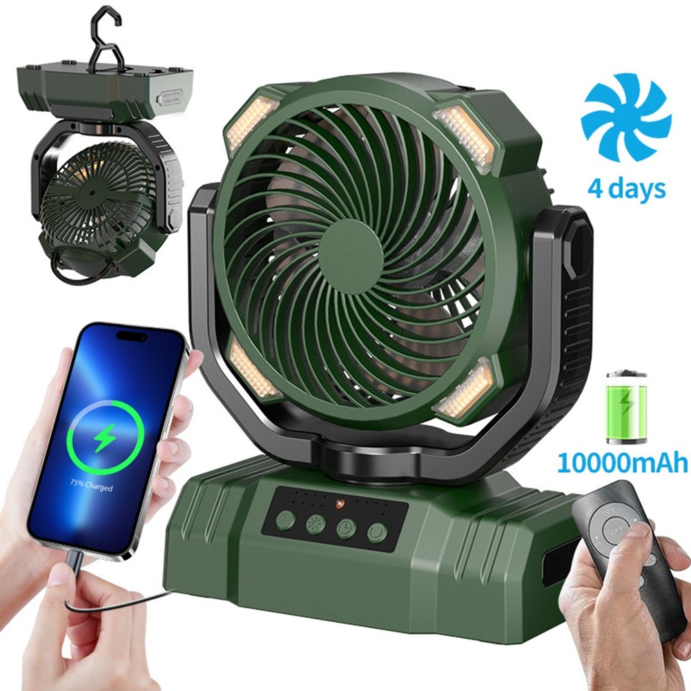 Adjustable Airflow Camping Fan Lightweight Design Great for All Seasons