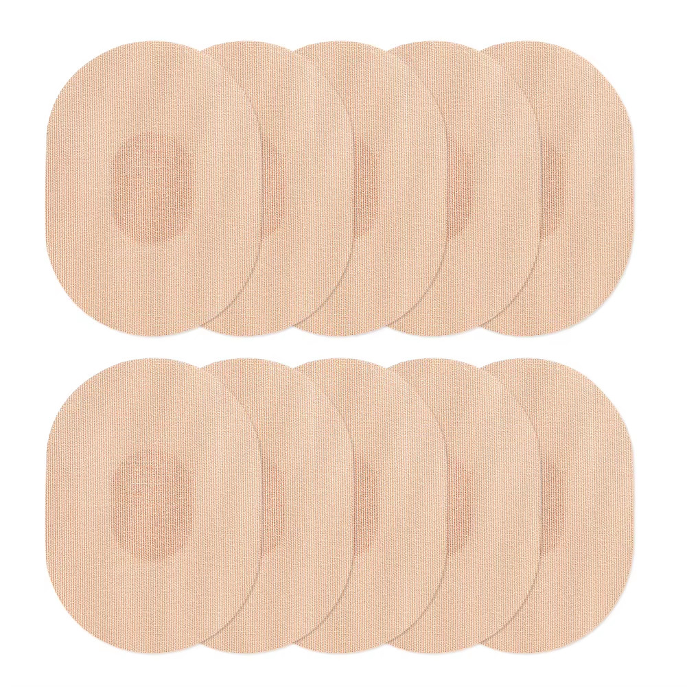 Sweatproof Fixed Patche 10Pcs Invisible Sensor Adhesive Patch Elastic Breathable