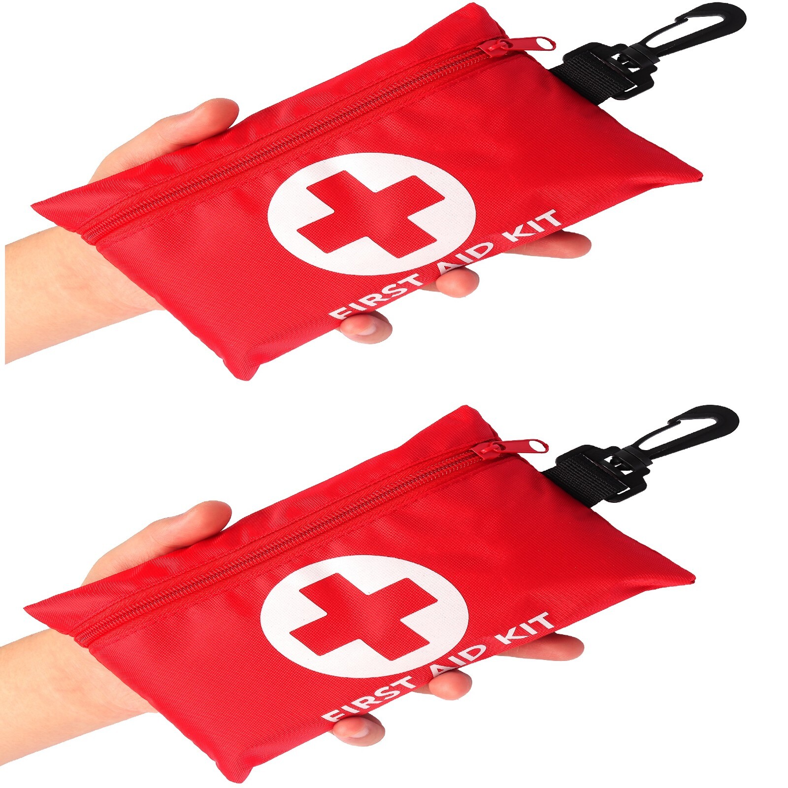 128 Pcs First Aid Kit Medical Emergency Trauma Military Survival Travel 2 Sets