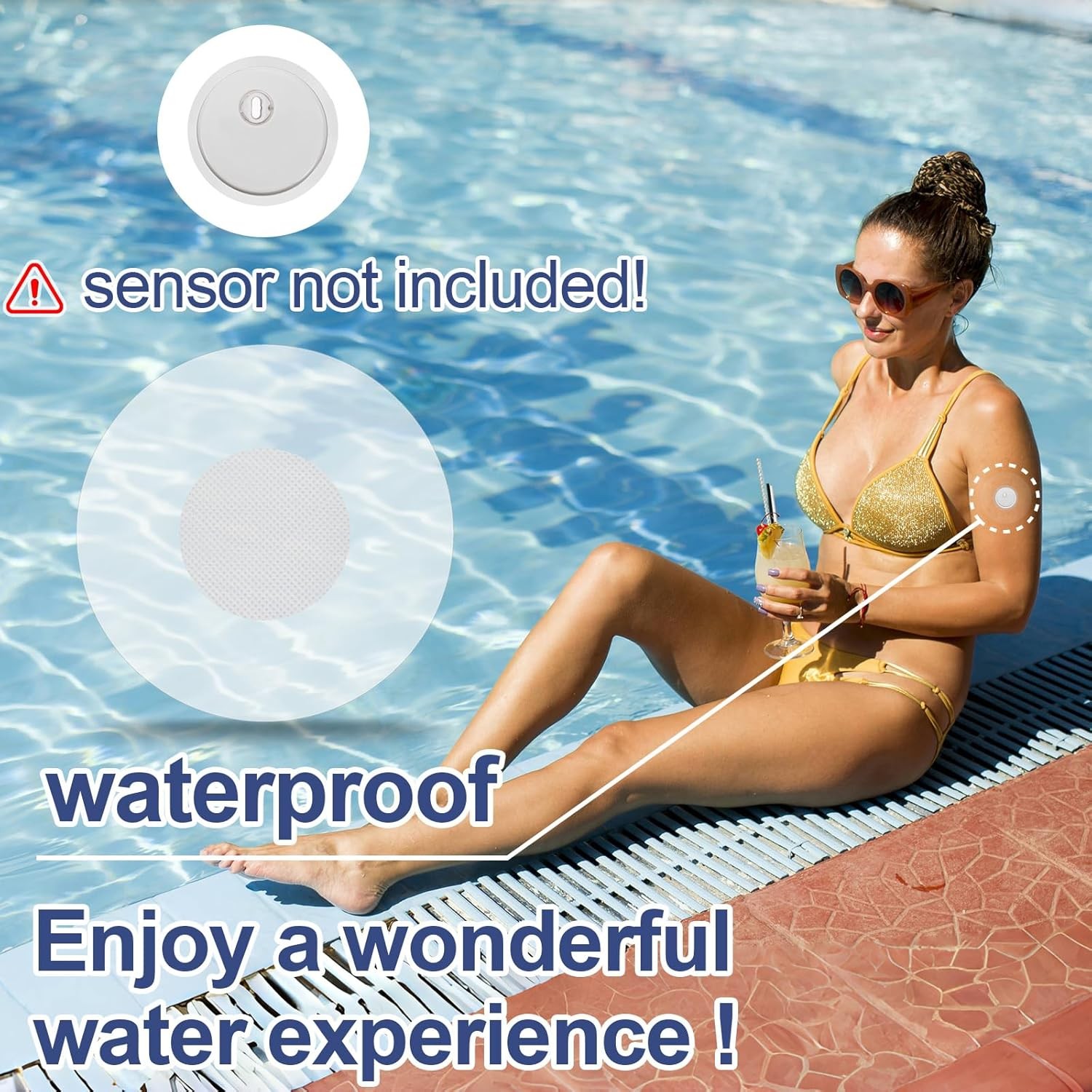 Waterproof Sensor Covers – Transparent Long-Lasting Patches (15 Days)