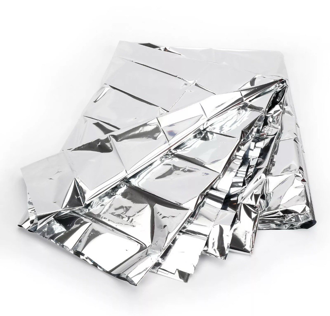 Dukal 721 Emergency Survival Blanket Mylar Thermal Wrap 6 Pk • XL 82″x 54