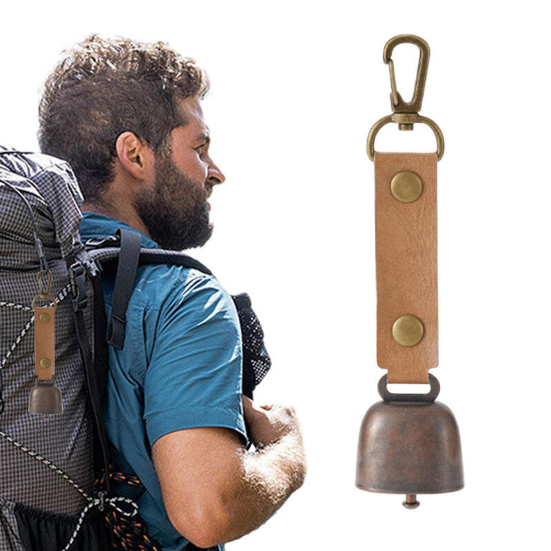 Bear Bell Hiking Adventure Loud Hiking Bell Safety Protection Bell w/ Carabiner